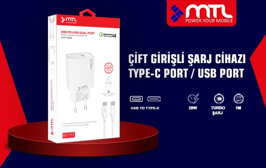 MT1751 / 20W TURBO ŞARJ CİHAZI